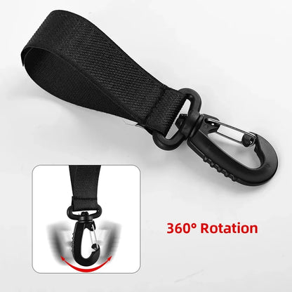 2/5pcs Organizer Diaper Bag Shopping Pram Hook Buckle Stroller Hanger Stroller Hooks Buckles Clip Aluminum Alloy Carabiner Cart