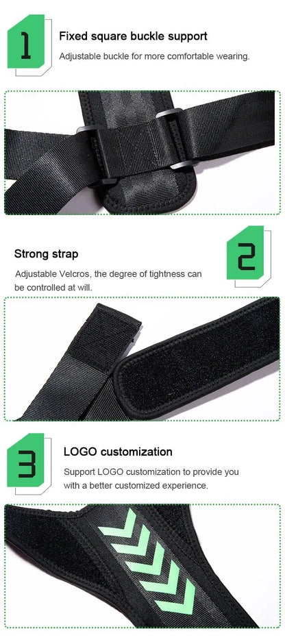 Adjustable Posture Corrector for Adults & Teens, Hunchback Correction Belt Back Support Brace Improve Sitting Standing