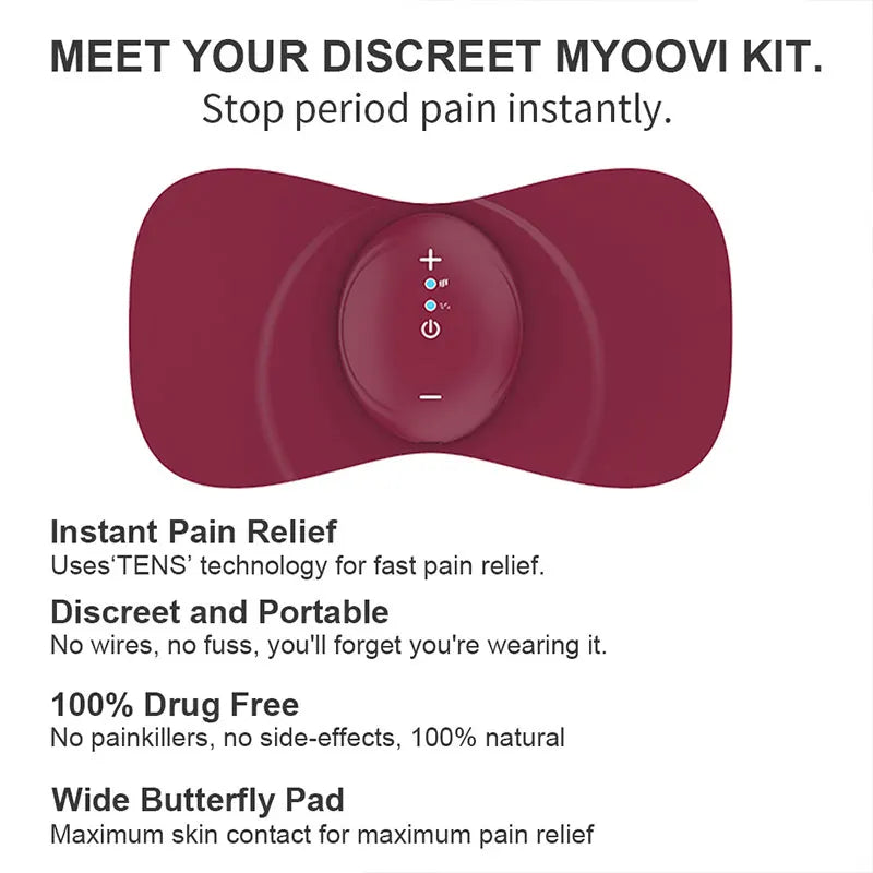 New Menstrual Heating Pad Menstrual Pain Relief Abdomen Massager Period Pain Relief Portable Cramp Relief Device