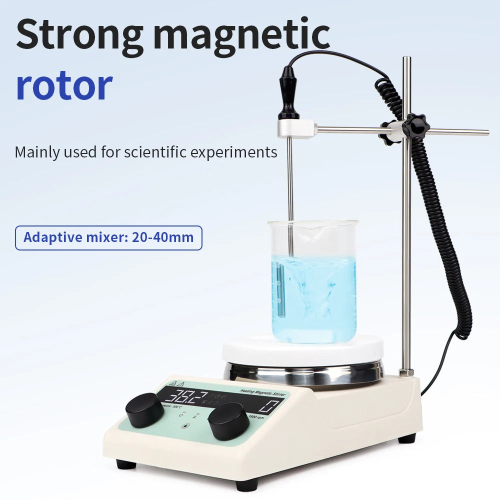 Magnetic Stirrer With Heating Digital Display Thermostatic Stirrer Laboratory Hot Plate Magnetic Mixer 200-1500rpm/100-1500 rpm