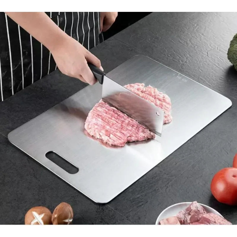 Kitchen Cutting Board Made of Stainless Steel with Durable,non Slip and Hygienic Surface Suitable for Preparing Meat Fruit Dough