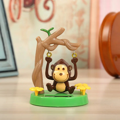 Solar Energy Accessories Shaking Head Doll Swing Monkey Gift CreativeInterior Decoration Car Accessories Car Doll Accessories