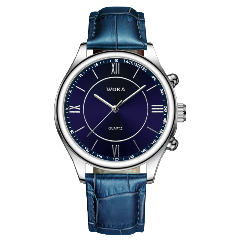 New 2023wokai business watch Quartz sports watch leisure belt men's watch men's watch
