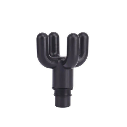 Muscle relaxer head vibrates to relax gun head massage gun fitting head