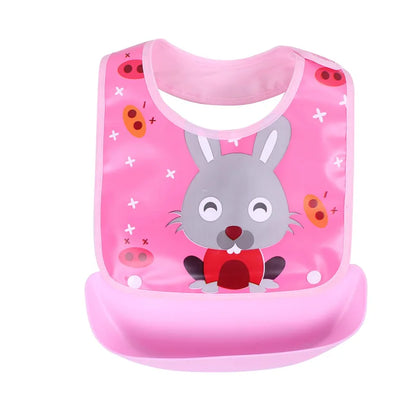 Baby Bib Imitation Silicone Waterproof Rice Pocket Food Eat Dinner Clothing Feeding After Meals Bavoir Tablier Слюнявчики