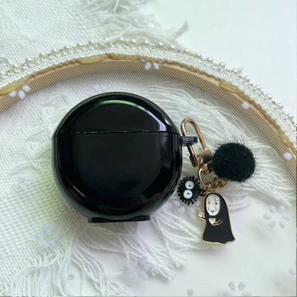 Cute Keyring Case for Lenovo HT38 Protective Cover Wireless Bluetooth Headphone Case for Lenovo HT38 Earbuds Cover