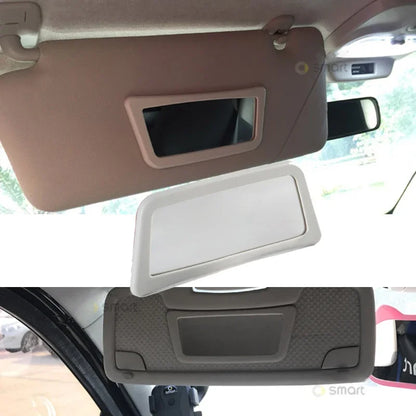 Car Makeup Mirror Portable Auto Sun-Shading Visor HD Mirrors Car Interior Mirror For Smart Fortwo 451 2009-2014 Car-styling