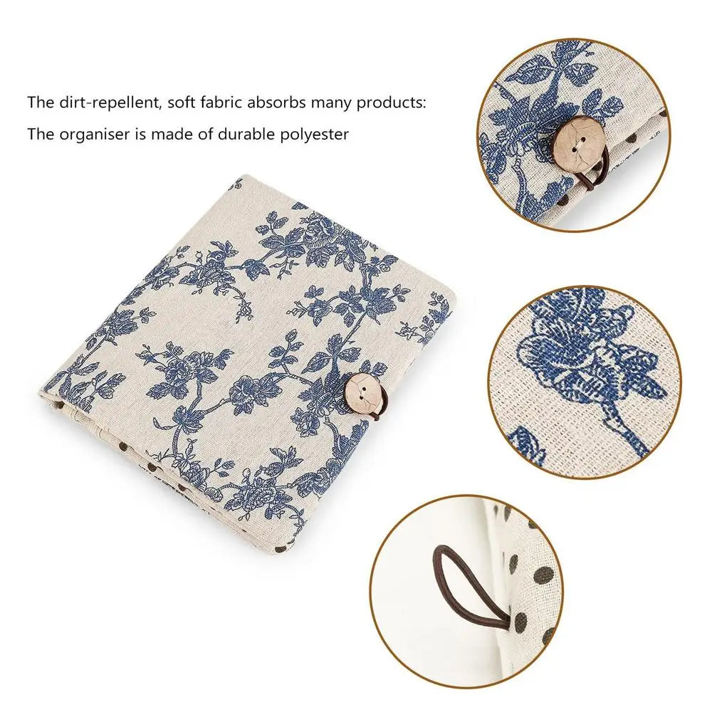 Diaper Caddy Organizer Baby Nursery Multi-functional Diaper Multi-pocket Organizer Portable With Handle Baby Diaper Basket For