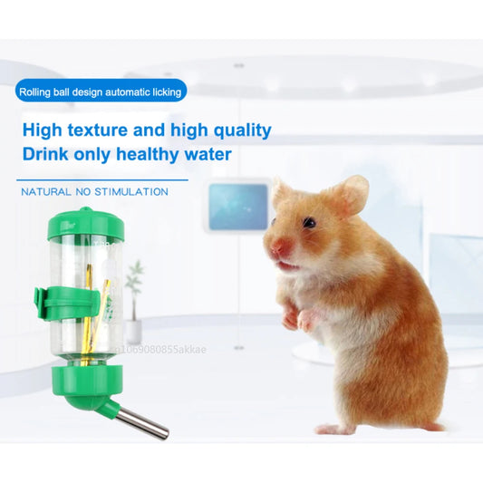 Pet Hamster Cat Drinker Kitten Water Bottle Dispenser Feeder Hanging Dog Guinea Pig Squirrel Rabbit Drinking Head Pipe Fountain