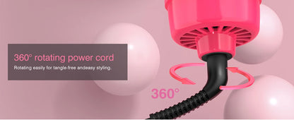 LISAPRO 2 IN 1 One Step Hair Dryer and Volumizer Hair Straightener Hot Air Brush Hair Curler Hair Beauty and Health Styling