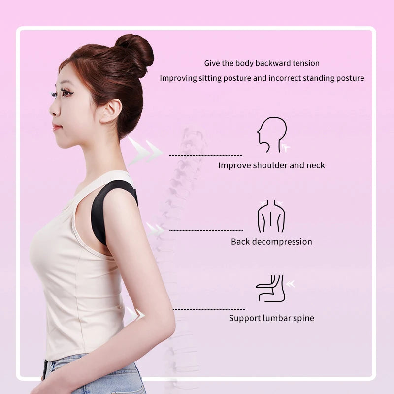 Adjustable Posture Corrector Back Support Shoulder Girdle Straighten Correction Spine Corrector Health Posture Sural
