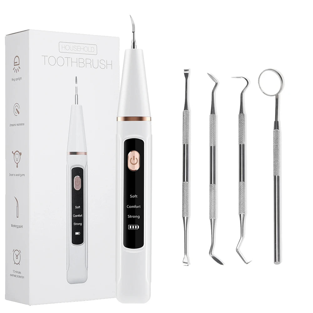 Sonic Electric Teeth Cleaner Ultrasonic Dental Scaler For Teeth Tartar Stain Dental Stone Removal Teeth Whitening Tool