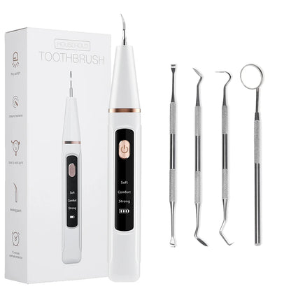 Sonic Electric Teeth Cleaner Ultrasonic Dental Scaler For Teeth Tartar Stain Dental Stone Removal Teeth Whitening Tool