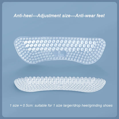Heel Sticker Heel Protector for Shoes Anti Slip Heel Cushions Non-Slip Heel Inserts Silicone Shoe Backs Foot Care for Women Men