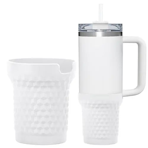 Reusable Silicone Snack Platters for Snack for Stanley Cup 40 Oz Tray Snack Divider Divided Container Food Tray Holder Outdoor