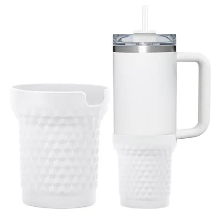 Reusable Silicone Snack Platters for Snack for Stanley Cup 40 Oz Tray Snack Divider Divided Container Food Tray Holder Outdoor