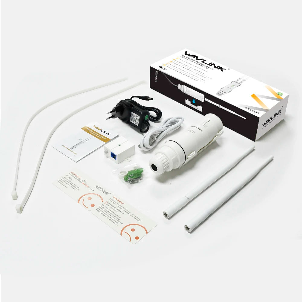 Wavlink Outdoor WiFi Range Extender Wireless Access Point Dual Band 2.4G+5Ghz High Power Wifi Router/Repeater Signal Booster POE