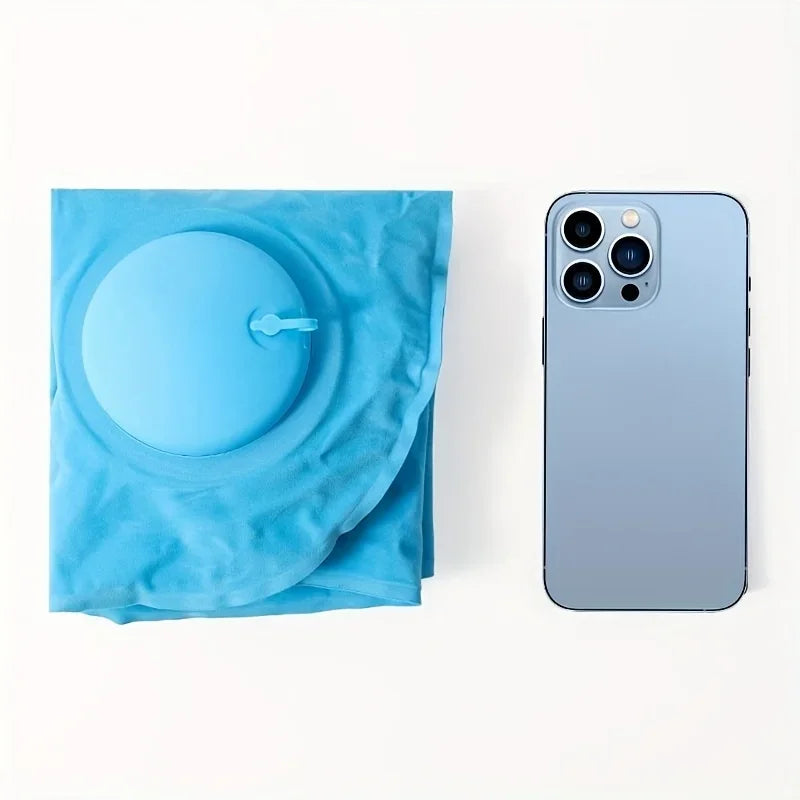 1PC Portable Inflatable Travel Neck Pillow, Waist Pillow, Foldable Travel Essentials, Providing Lumbar and Neck Support