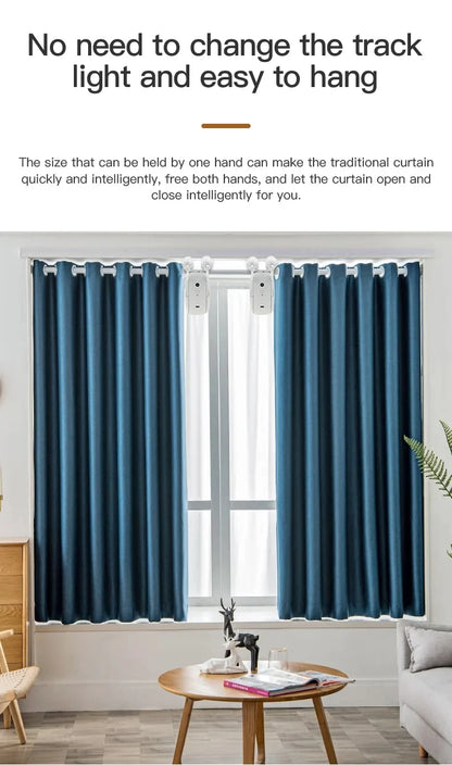smart curtain opener WIFI/BL Smart Curtain robot Motor Roman Rod Rail Automatic Curtain Electric Curtain robot Remote Control
