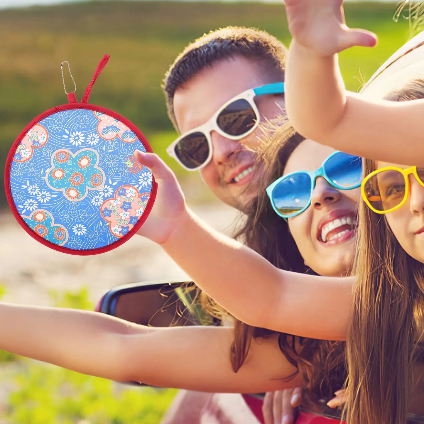 4Pcs Colorful Dance Party Fan Prop Children Circular Fan Children Fan for Kids Children Wedding Performance