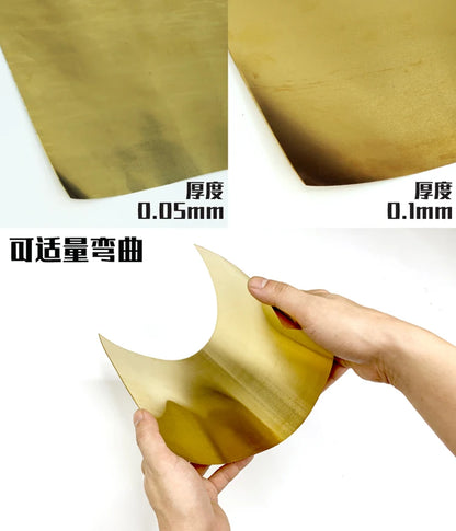 Hobby Model DIY Brass sheet Military model chariot accessories Soldier material supplements 10*20cm