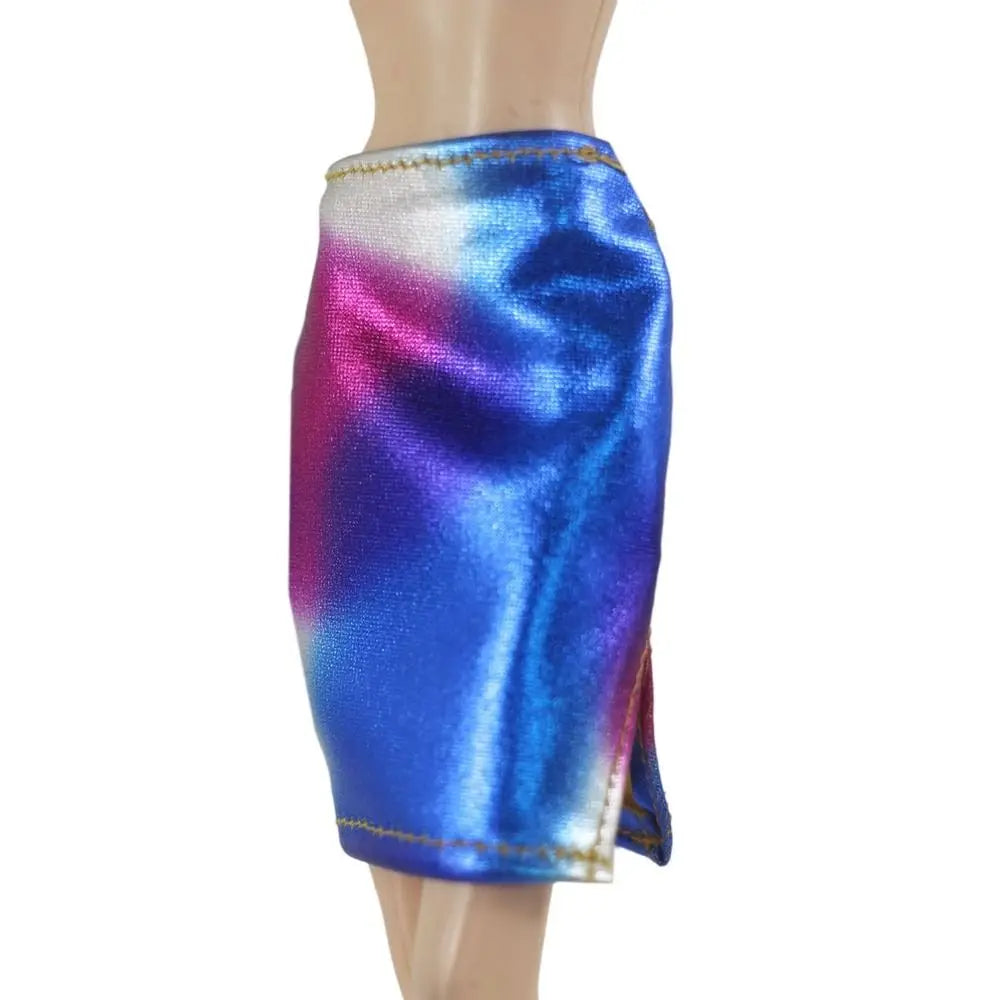 High Quality Fashion Floral Jeans Pants Casual Wears Doll Leather Pants Doll Clothes Skirts 11.5