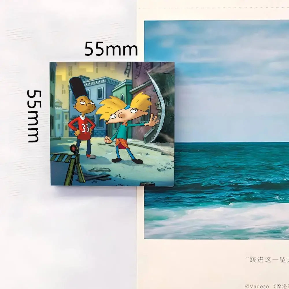 Cartoon H-Hey Arnold Fridge Magnets Fridge Magnets (Suitable for refrigerators/whiteboards/home multi-purpose)