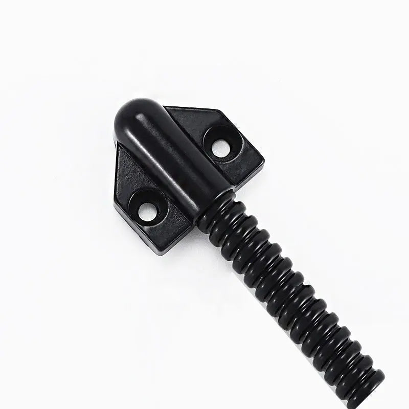 1pcs Door Loop Stainless Steel Metal Head Armored Cable Door Loop For Exposed Mounting