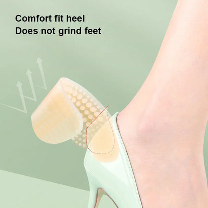 Heel Sticker Heel Protector for Shoes Anti Slip Heel Cushions Non-Slip Heel Inserts Silicone Shoe Backs Foot Care for Women Men