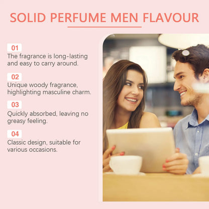 Couple Fragrance Solid Balm Improve Dryness Deep Moisturize Long Lasting Scent Daily Dating Portable Citrus Hand Fragrance Cream