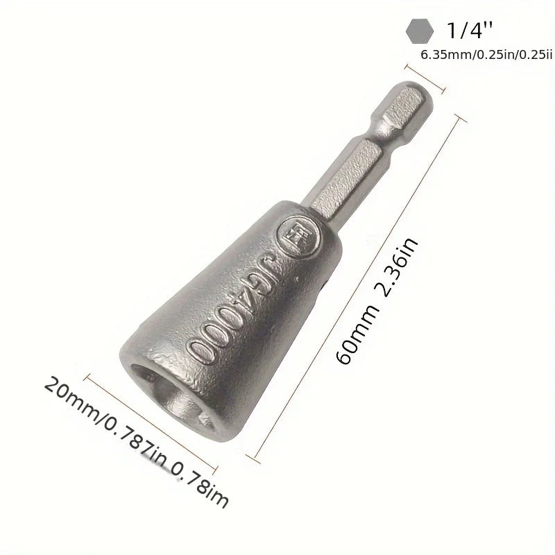 3pcs Wire Twister Tool for Drill, Wire Twister Wire Connector Wire Twisting Tool, Wire Nut Twister for Electrical Power Drill