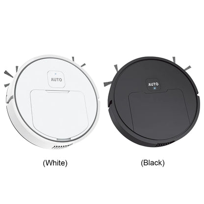 3-in-1 Robot Vacuum Cleaner USB Rechargeable 1000Pa Suction Robotic Vacuum and Mop Combo for Home Floor Washing Carpet Pet Hair