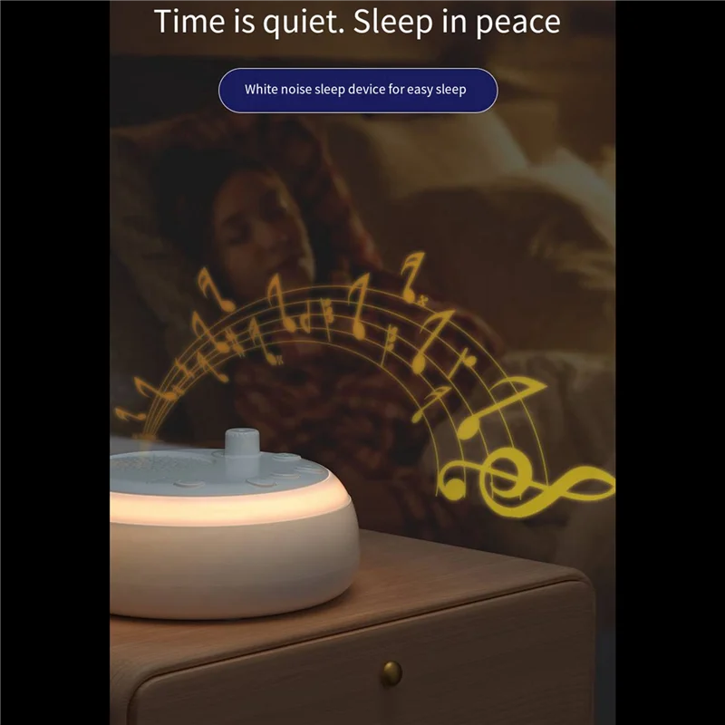 ABGI-Intelligent White Noise Breathing White Noise Machine High Quality Light Sleep Device Baby Soothing Device Sleep Music