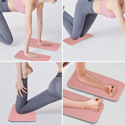 2Pcs Yoga Knee Pad Cushion Soft TPE Pad Support Protective Pad For Elbow Leg Arm Balance Exercise Fitness Workout Yoga Mat