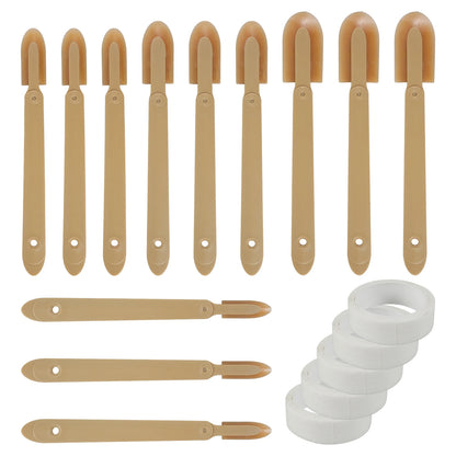 Rubber Caulking Tool Kit Caulk Finishing Tool Multifunctional Grout Sealant Caulking Smoothing Tool for Kitchen Bathroom Window