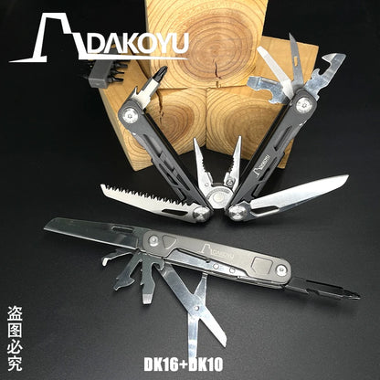 DAKOYU Outdoor Multifunctional Folding Multifunctional Tools Camping Equipment Portable EDC Detachable Large Scissors