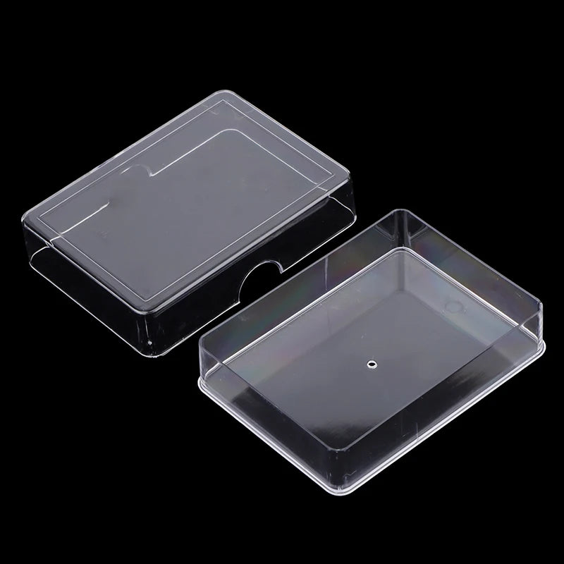 1PC Empty Storage Box For Game Card Transparent Playing Card Box Trading Card Case Card Storage Box Card Organizer Card Case
