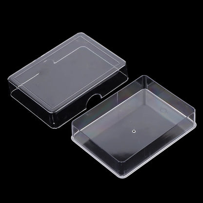 1PC Empty Storage Box For Game Card Transparent Playing Card Box Trading Card Case Card Storage Box Card Organizer Card Case