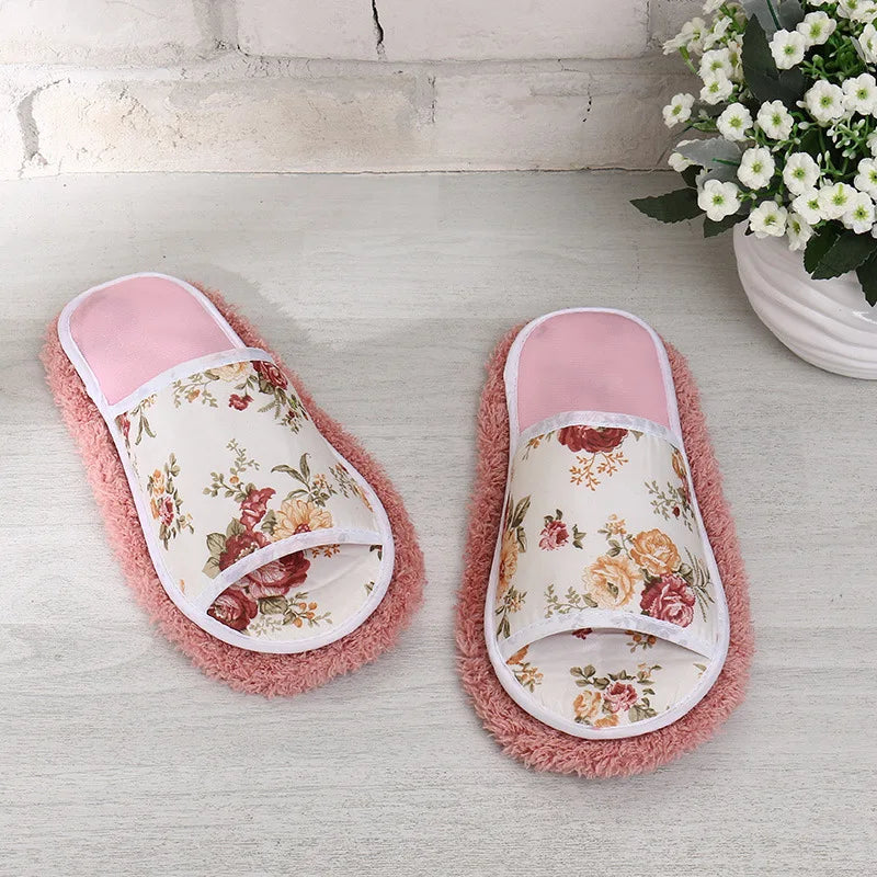 Chenille Lazy Floor Slippers Cover Cleaning Floor Removable Cleaning Floor Slippers