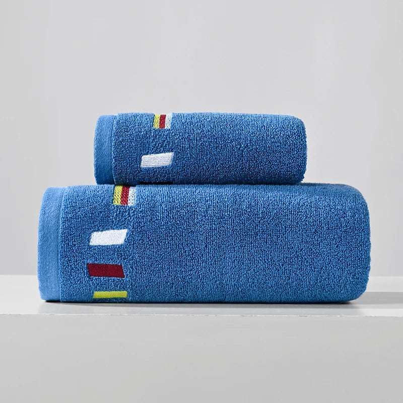100% Cotton Large Bath Towel Adult Bath Towel Sweat Absorbent Bath Towel Colorful Bath Towel Set Large Size Bath Towel