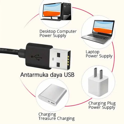 LED Selfie Ring Light 10-inch USB Plug 3-tone Lighting Photography Light Video Recording Live Broadcast Fill Light