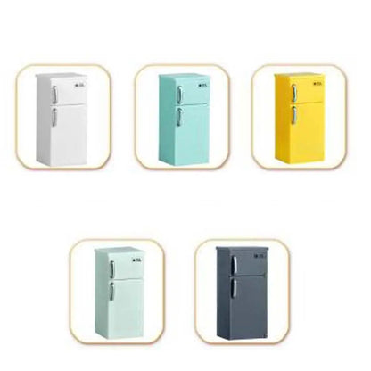 Fridge Toy Model Freezer Miniature Dollhouse Accessories 1:12 Dollhouse Miniature Doll House Decoration Simulation Refrigerator