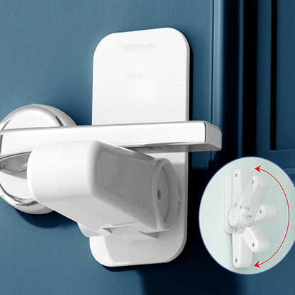 4PCS Child Safety Door Level Handle Locks Anti-open Door Security ProtectionUniversal Drawer Cabinet Refrigerator Oven Door Lock