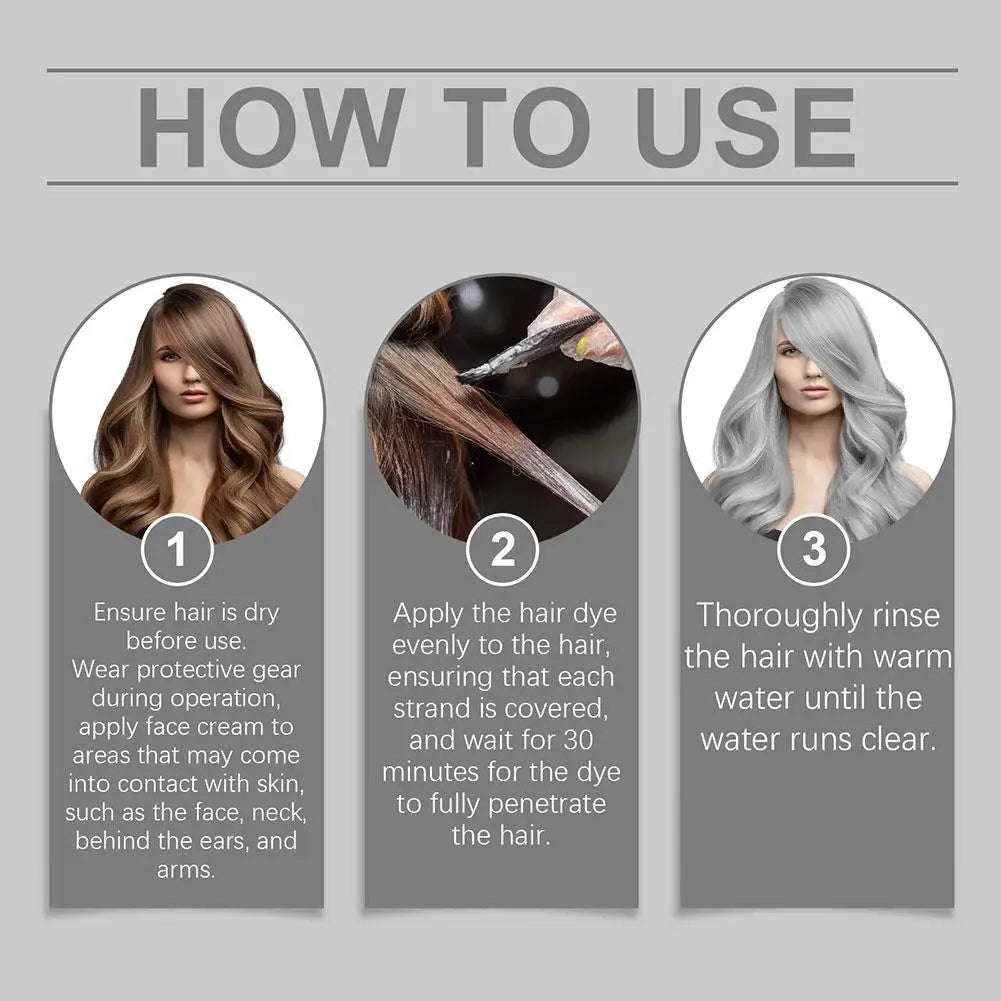 100g Hair Cream Locks In Color, Nourishing And Nourishing Hair Care Plant Extracts, Trendy Hair Color And Beauty Agents