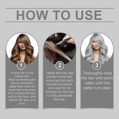 100g Hair Cream Locks In Color, Nourishing And Nourishing Hair Care Plant Extracts, Trendy Hair Color And Beauty Agents