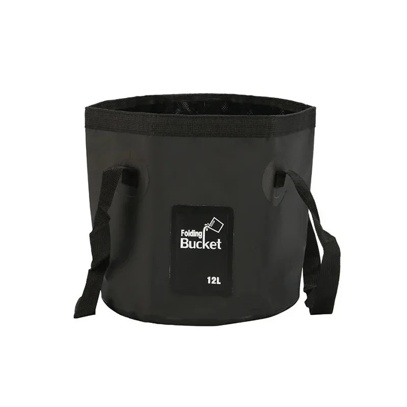 12L/20L Bowl Sink Washing Bag Car Wash Bucket Portable Outdoor Travel Foldable Water Multifunction Folding Portable Bucket Water