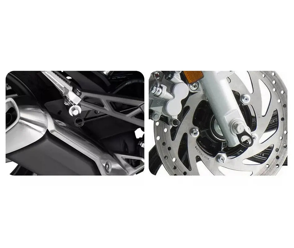 2Pcs Tie Down Strap Ring Point Anchor Hook for Motorcycle Dirt Bike ATV UTV