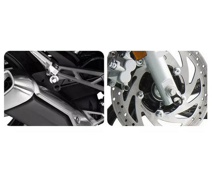 2Pcs Tie Down Strap Ring Point Anchor Hook for Motorcycle Dirt Bike ATV UTV