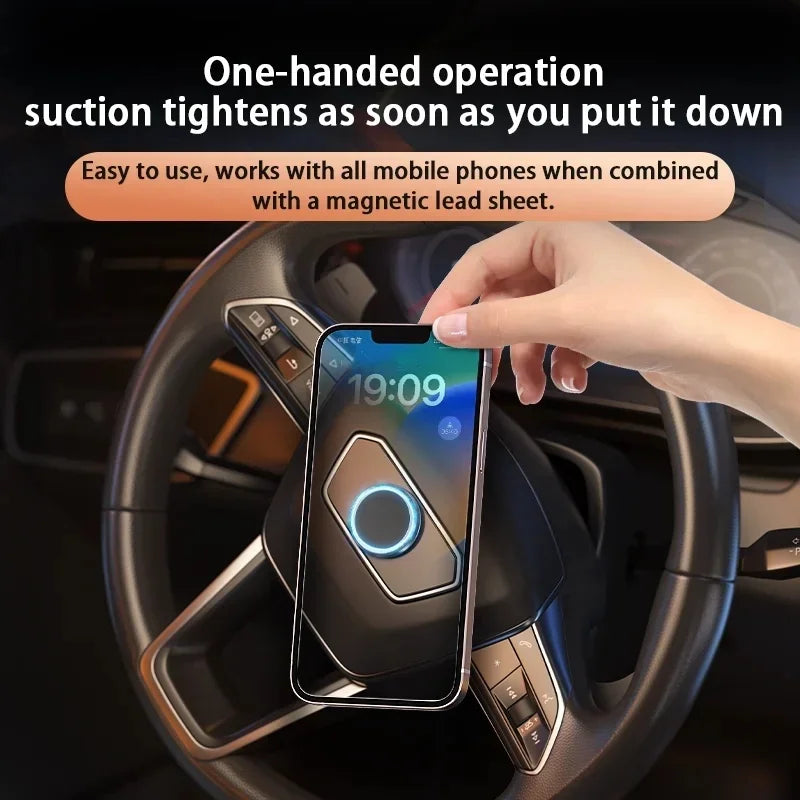 New Magnetic Car Phone Holder Mount Without Gravity Mobile Cell GPS Magnet Suction Support In Car Bracket Stand For All Phones