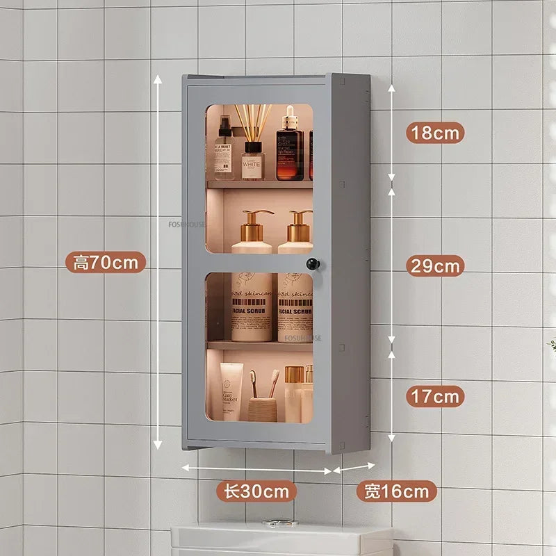 Open Cabinets Towel Cabinet Storage Bathroom Furniture Vanity Sink Narrow Double Washbasin Shelf Locker Wall Pharmacy Floor Wc